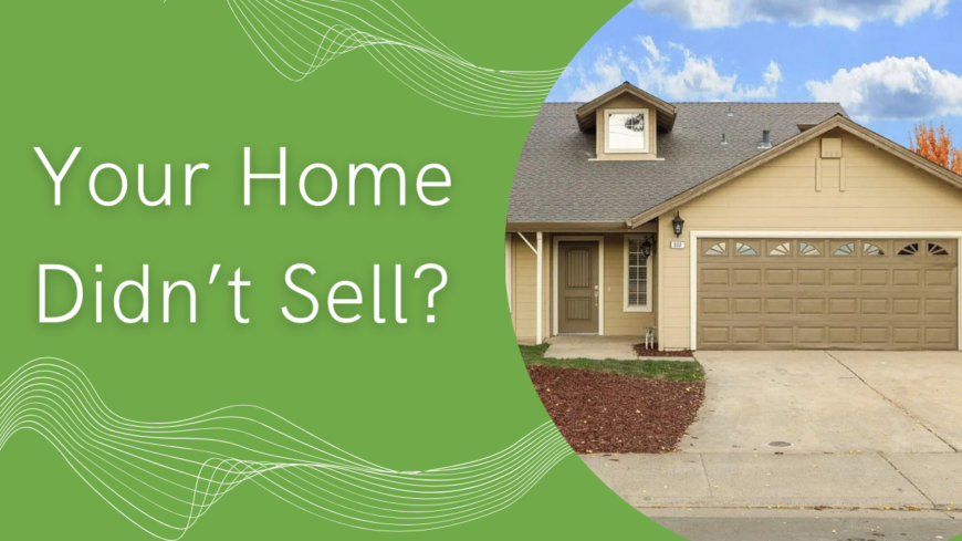 If your home didn't sell, you are far from alone. While it is a disappointing experience, you can learn from it and get your home sold!