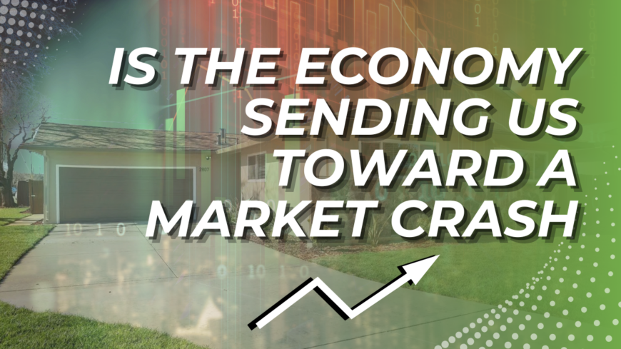 With foreclosure rates having risen,  we ask if the current state of the economy is sending us toward a market crash.