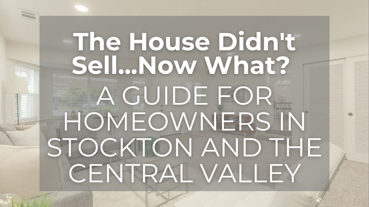 Did your house expire without selling? Learn why homes don't sell in Stockton, Modesto, San Joaquin County, and Stanislaus County, what to do next, and when a cash offer from Genesis may be the best solution.